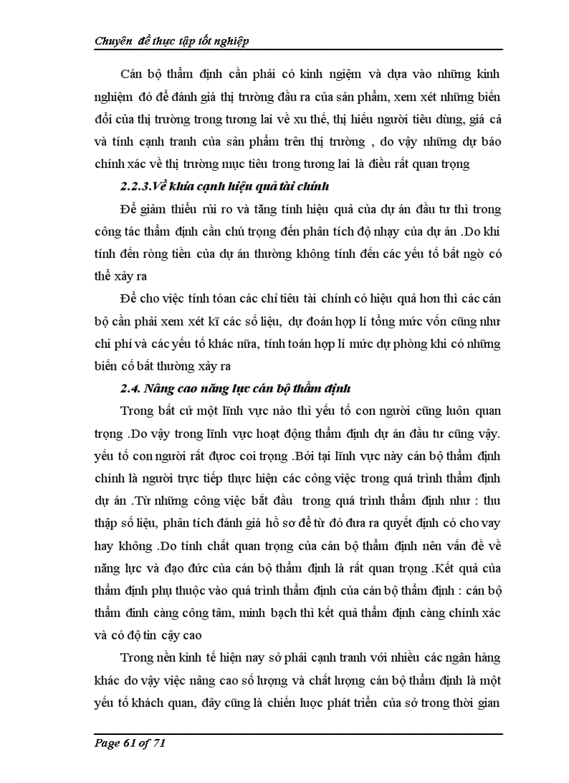 image for page Thẩm định dự án tại sở giao dịch 3 ngân hàng đầu tư và phát triển Việt Nam Thực trạng và giải pháp 1