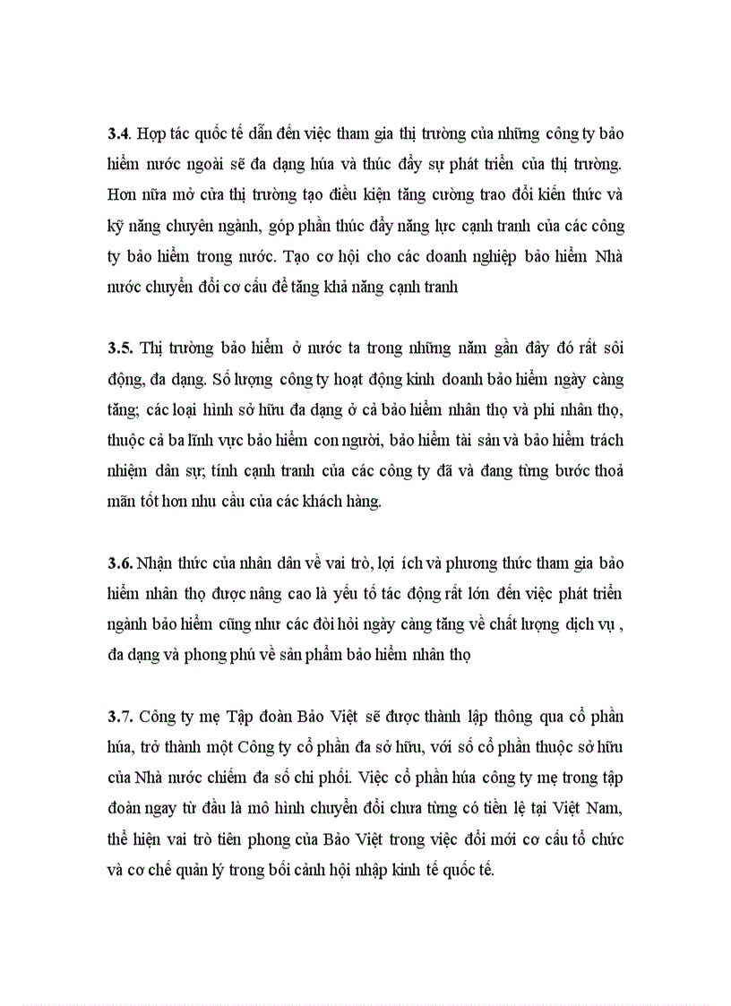 image for page Phân tích môi trường kinh doanh bảo hiểm của Việt Nam Tập đoàn Bảo Việt bằng mô hình SWOT để đưa ra phương hướng chiến lược kinh doanh