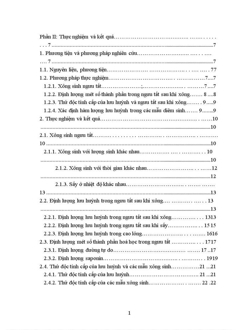 image for page Sự ảnh hưởng của quá trình xông sinh đến chất lượng dược liệu ngưu tất