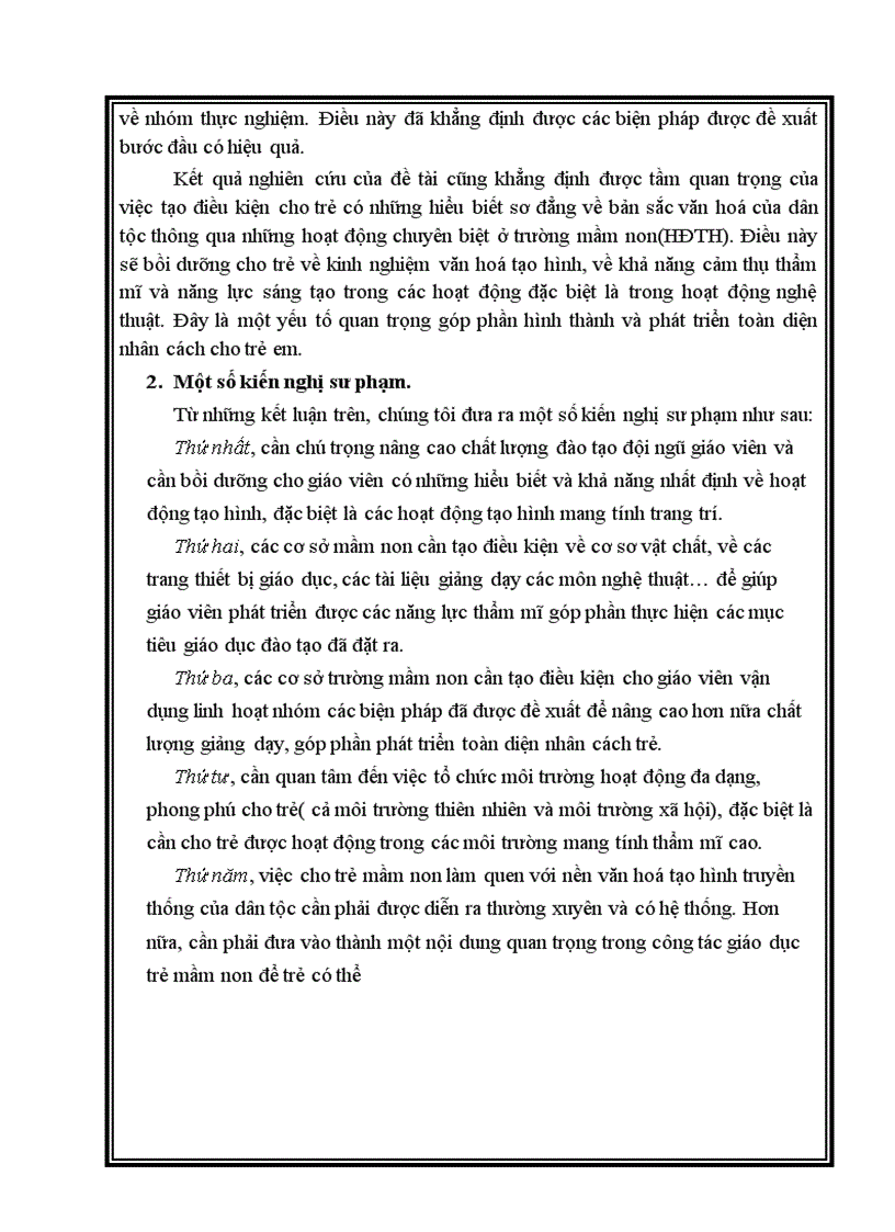 image for page Một số biện pháp tổ chức hoạt động xếp dán tranh trang trí nhằm giúp trẻ 5 6 tuổi tích cực làm quen với các bố cục hoa văn dân tộc