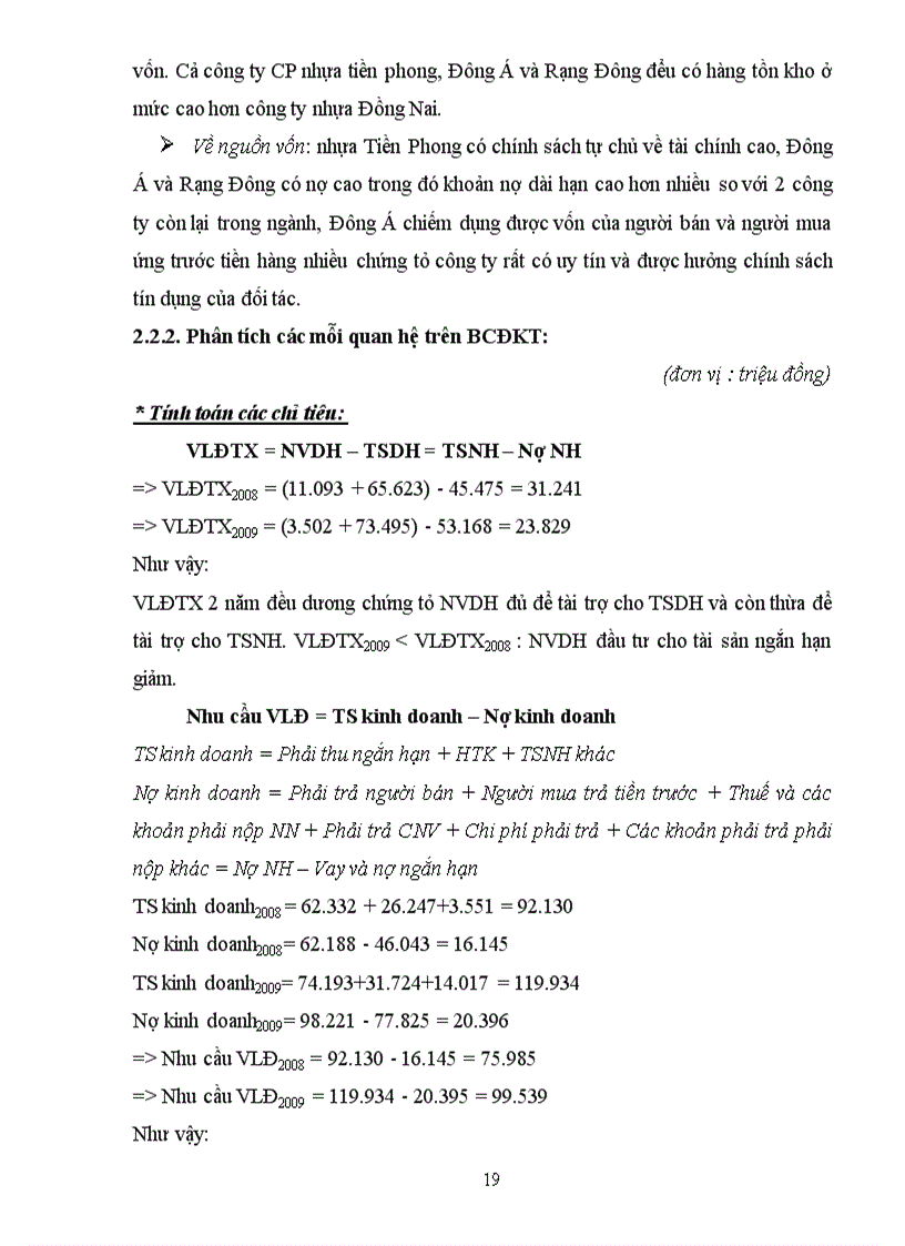 image for page Phân tích tình hình tài chính của công ty cổ phần Nhựa Đồng Nai