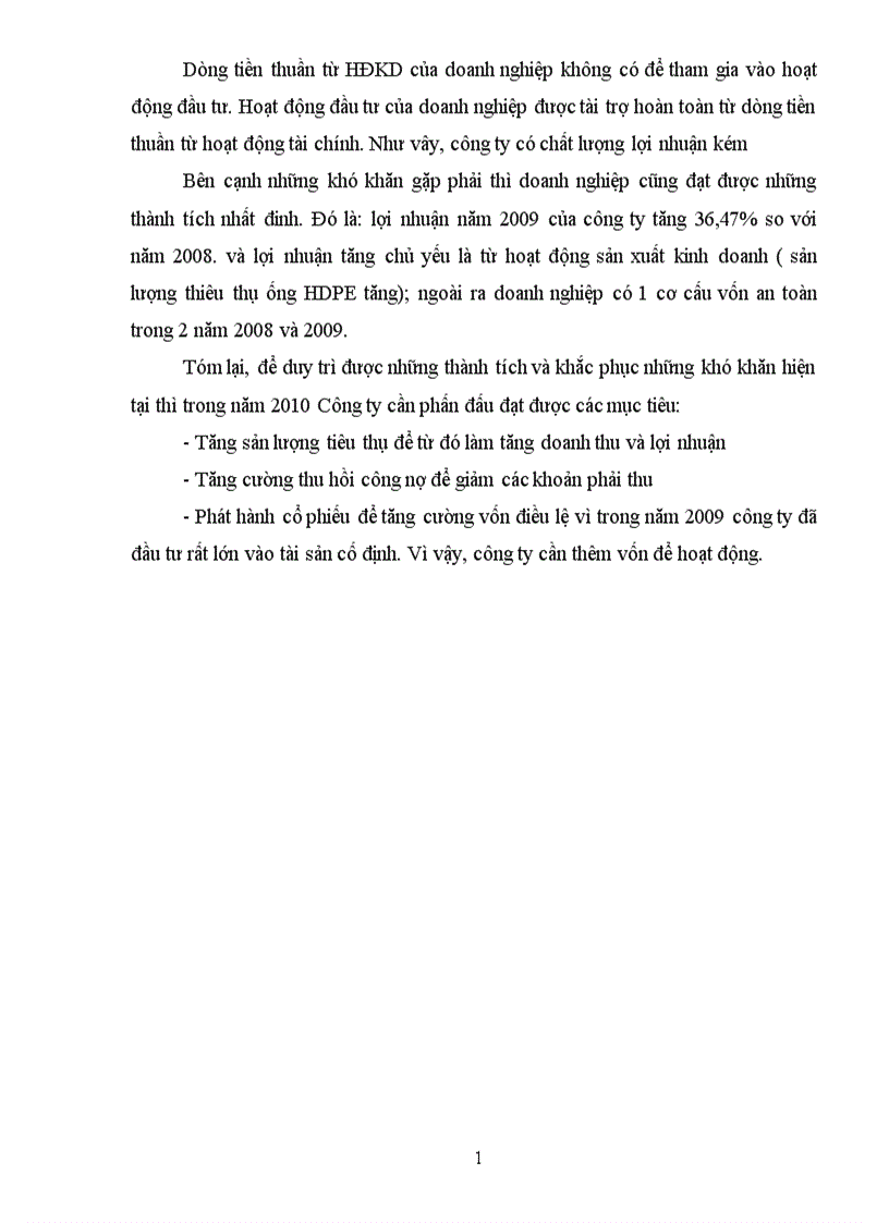 image for page Phân tích tình hình tài chính của công ty cổ phần Nhựa Đồng Nai