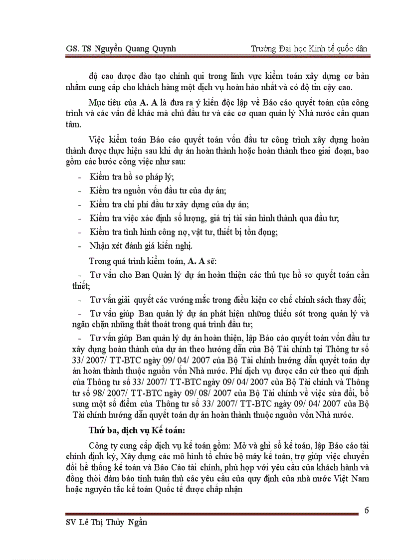 image for page Tổ chức kiểm toán của Công ty TNHH Kiểm toán Mỹ