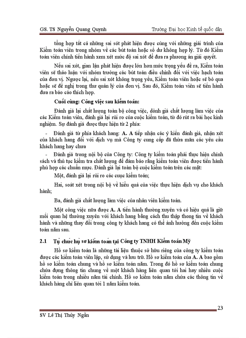 image for page Tổ chức kiểm toán của Công ty TNHH Kiểm toán Mỹ