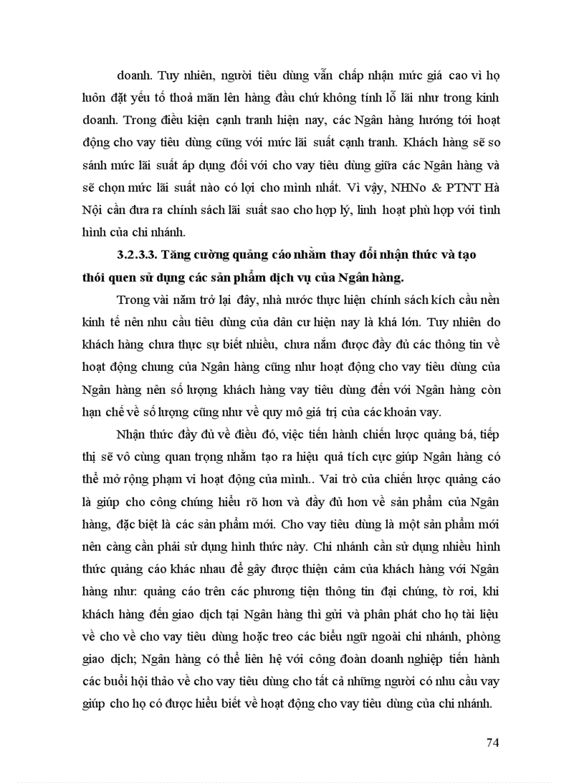image for page Thực trạng cho vay tiêu dùng tại nhno ptnt hà nội