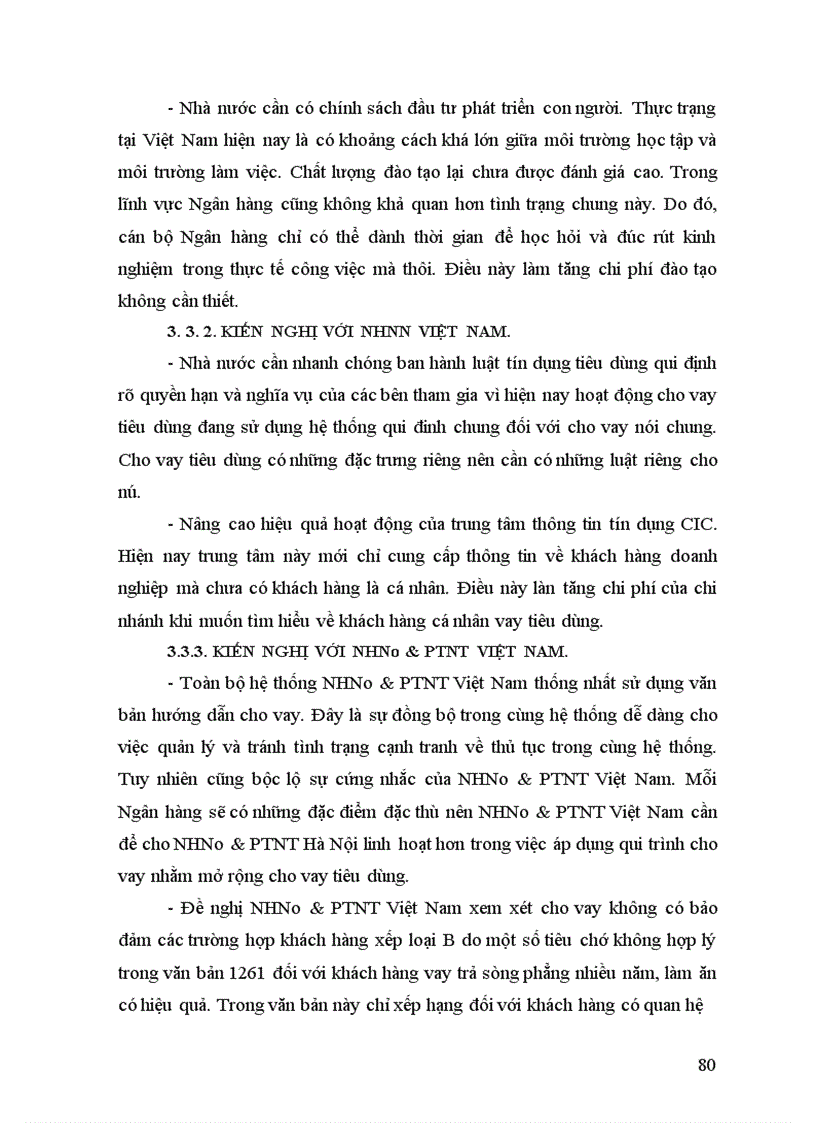 image for page Thực trạng cho vay tiêu dùng tại nhno ptnt hà nội