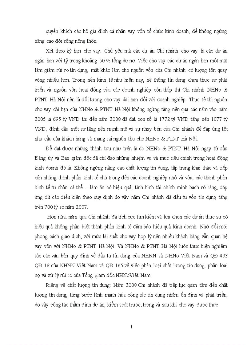 image for page Báo cáo thực tập tại Ngân hàng nông nghiệp và phát triển nông thôn chi nhánh Hà Nội
