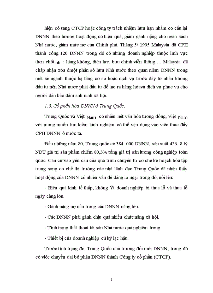 image for page Thực trạng và một số giải pháp đẩy nhanh tiến trình CPH các DNNN trực thuộc Sở Nông nghiệp PTNT Hà Nội