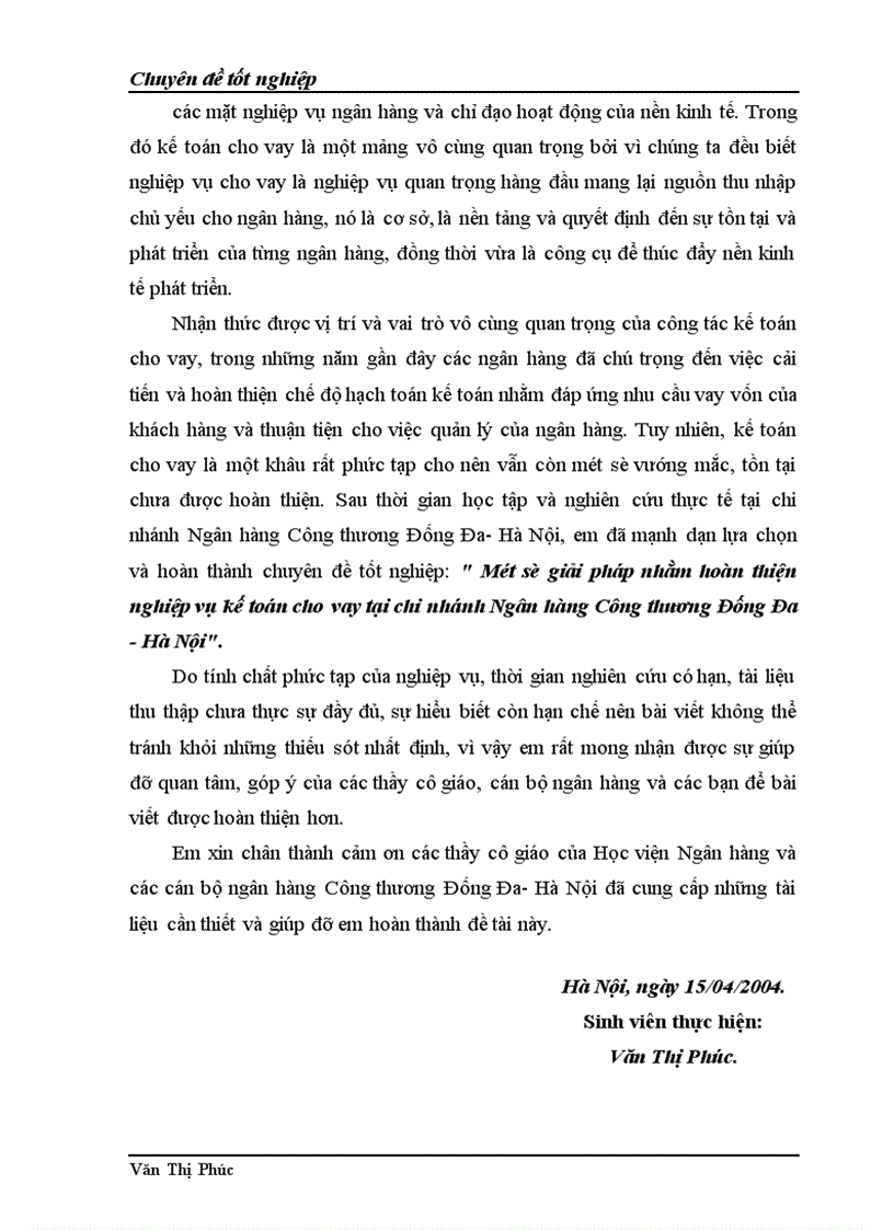 image for page Một số giải pháp nhằm hoàn thiện nghiệp vụ kế toán cho vay tại chi nhánh Ngân hàng Công thương Đống Đa Hà Nội 1