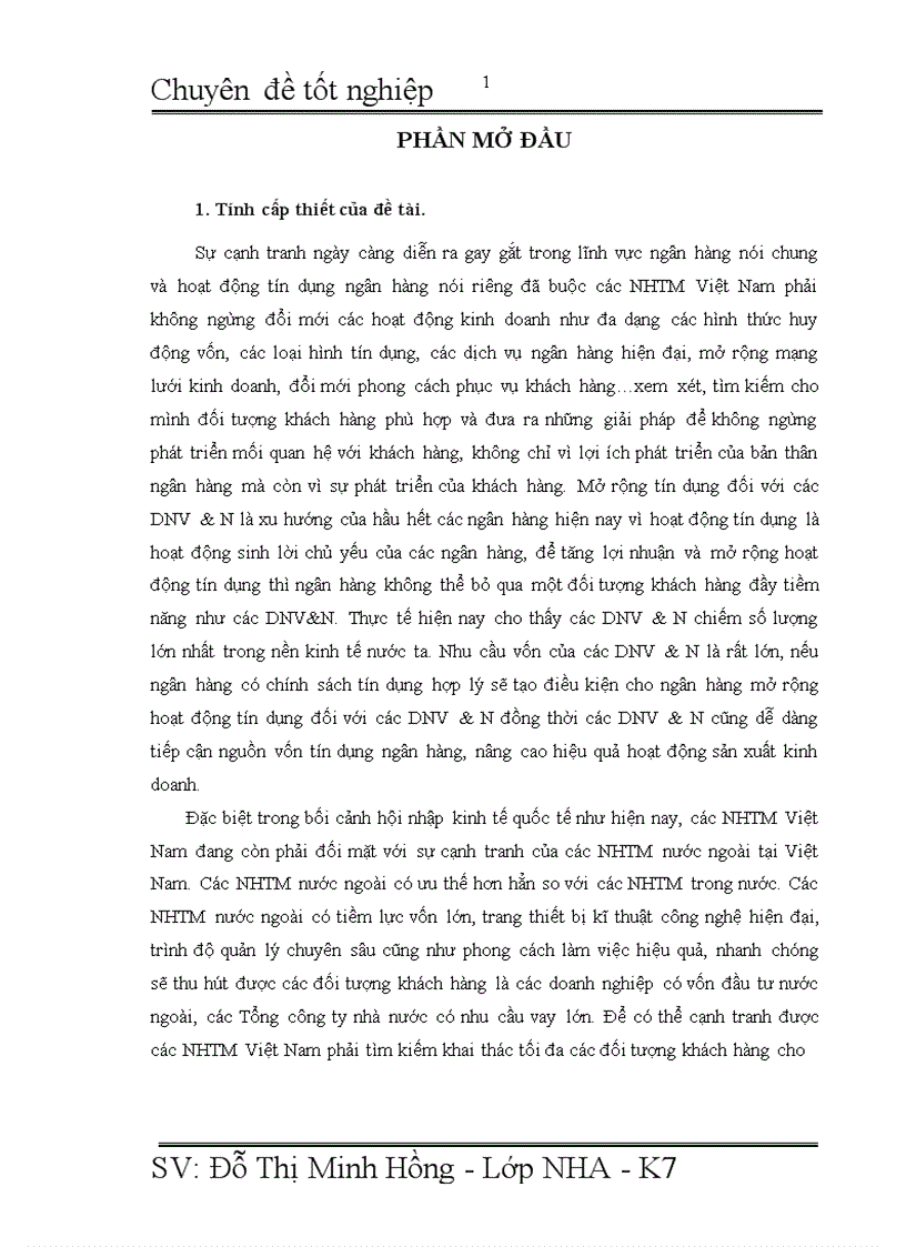 image for page Giải pháp mở rộng tín dụng ngân hàng đối với DNV N tại NHĐT PT Quang Trung 1