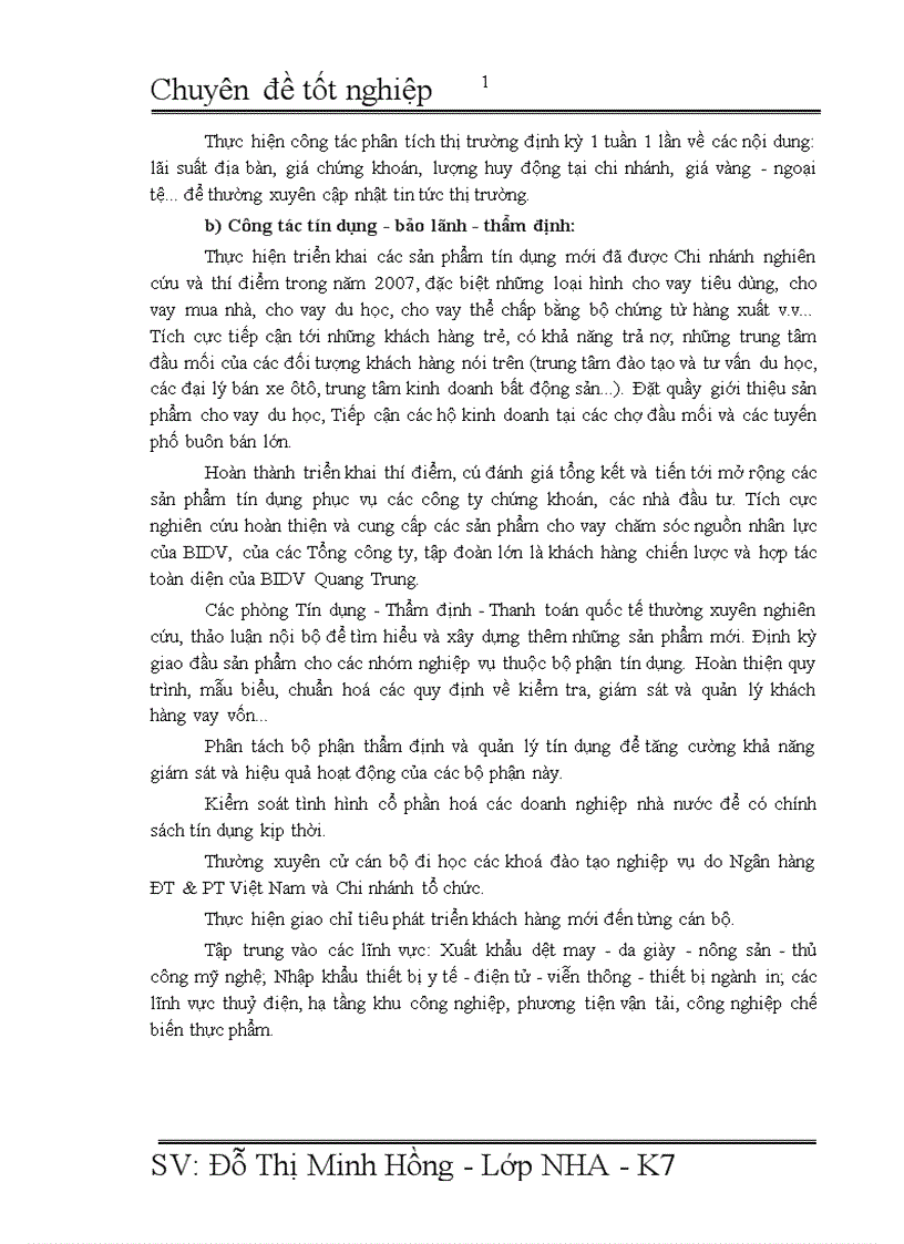 image for page Giải pháp mở rộng tín dụng ngân hàng đối với DNV N tại NHĐT PT Quang Trung 1
