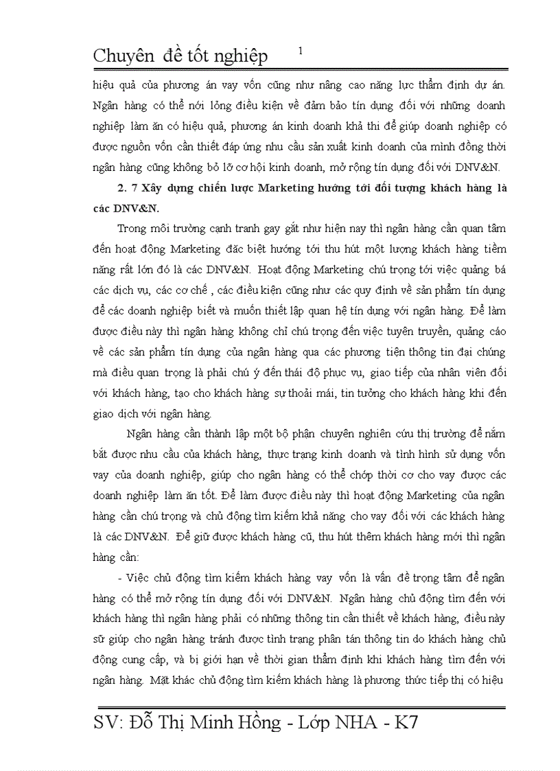 image for page Giải pháp mở rộng tín dụng ngân hàng đối với DNV N tại NHĐT PT Quang Trung 1