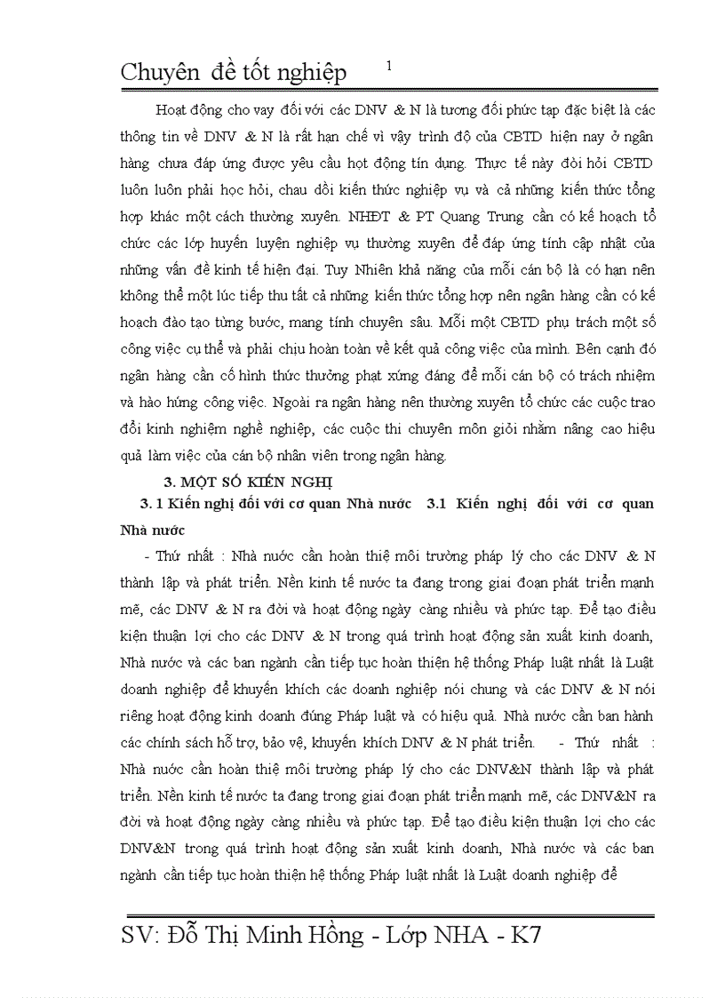 image for page Giải pháp mở rộng tín dụng ngân hàng đối với DNV N tại NHĐT PT Quang Trung 1
