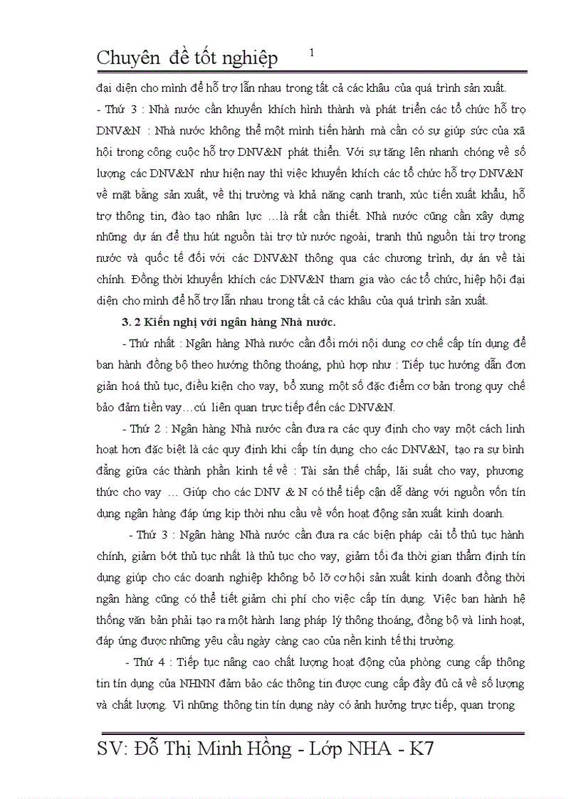 image for page Giải pháp mở rộng tín dụng ngân hàng đối với DNV N tại NHĐT PT Quang Trung 1