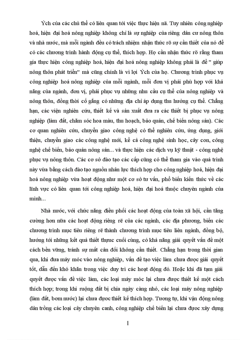 image for page Công nghiệp hoá hiện đại hoá nông nghiệp nông thôn ở nước ta