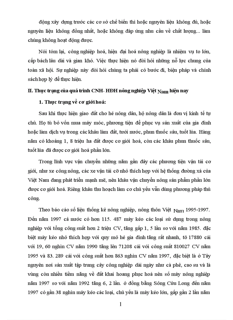 image for page Công nghiệp hoá hiện đại hoá nông nghiệp nông thôn ở nước ta