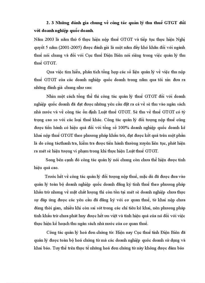 image for page Các giải pháp tăng cường công tác quản lý thu thuế GTGT đối với doanh nghiệp quốc doanh trên địa bàn tỉnh Điện Biên 1