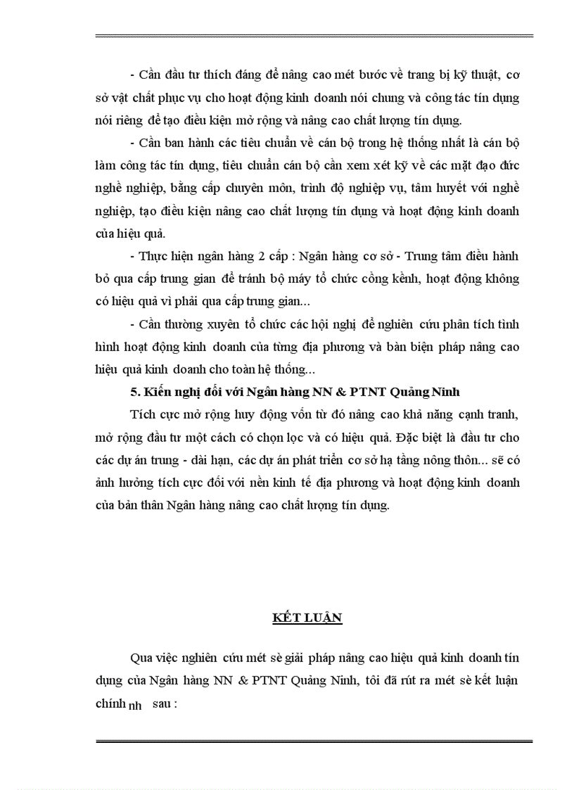 image for page Một số giải pháp nâng cao hiệu quả hoạt động tín dụng của Ngân hàng Nông nghiệp và Phát triển Nông thôn Quảng Ninh