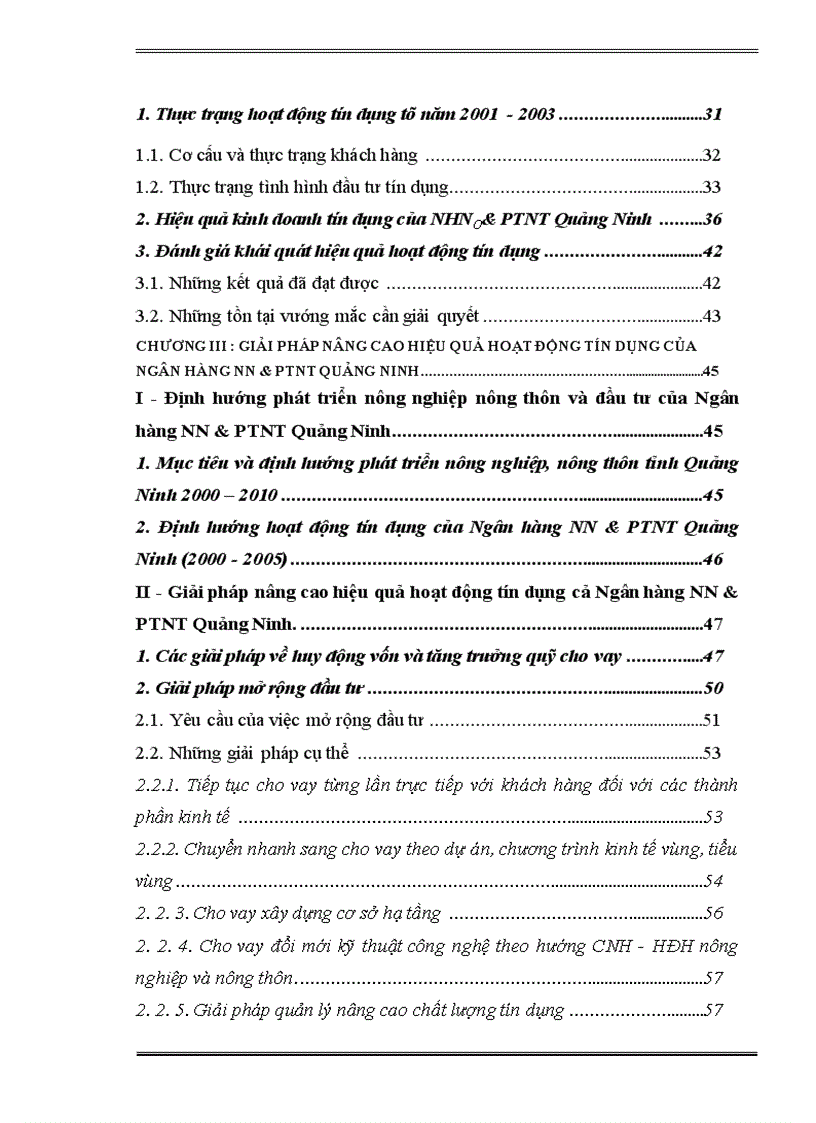 image for page Một số giải pháp nâng cao hiệu quả hoạt động tín dụng của Ngân hàng Nông nghiệp và Phát triển Nông thôn Quảng Ninh