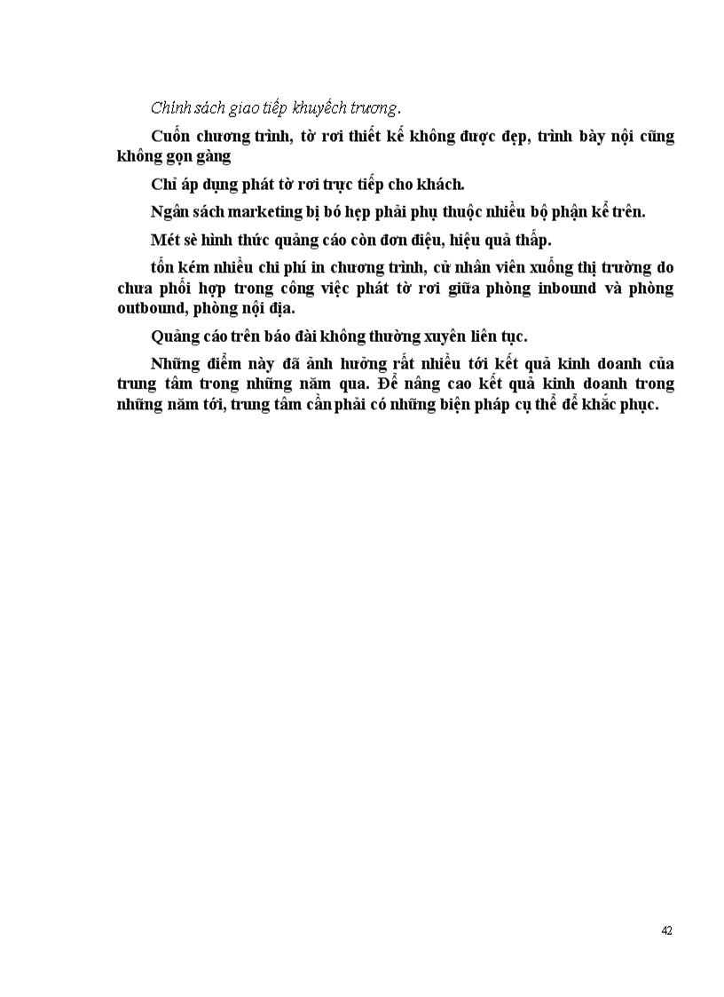 image for page Vận dụng các chính sách Marketing mix tại Trung tâm Du lịch Hà Nội 1