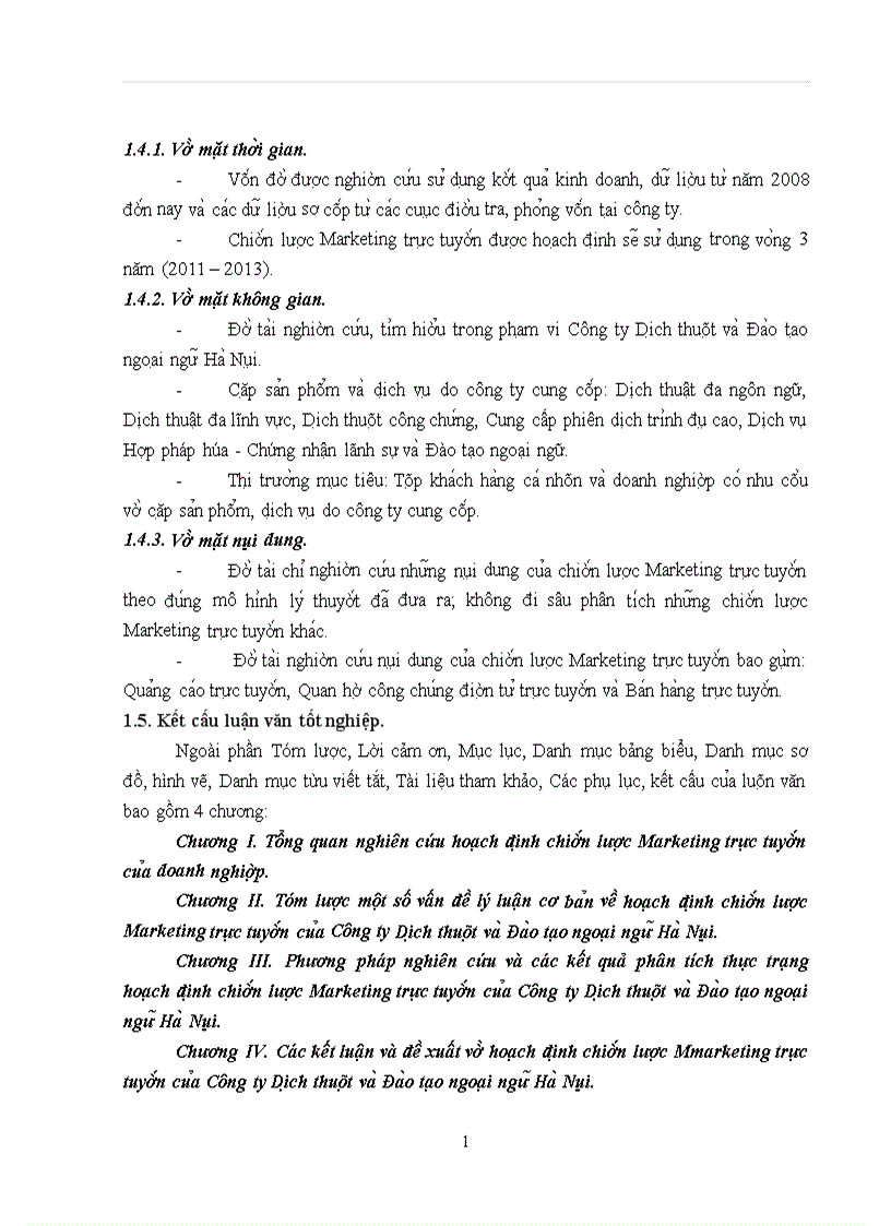 image for page Hoa ch đi nh chiê n lươ c Marketing trư c tuyê n cu a Công ty Di ch thuâ t va Đa o ta o ngoa i ngư Ha Nô i