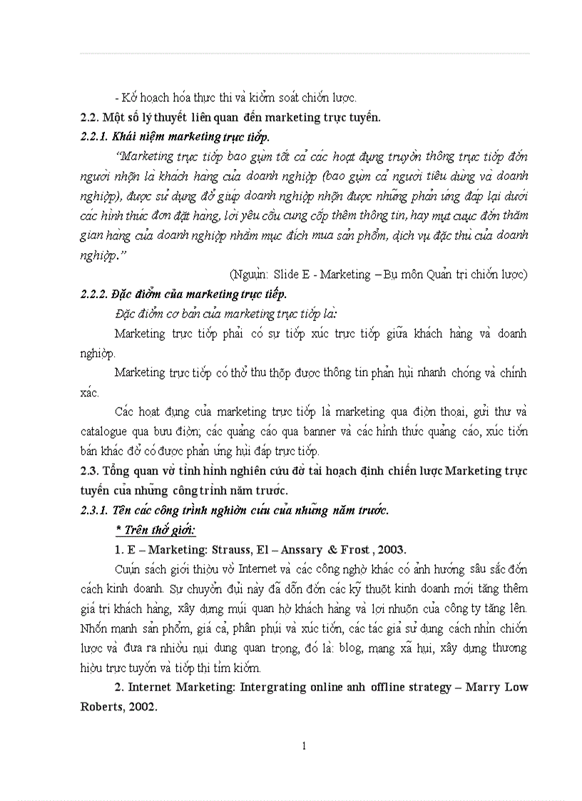 image for page Hoa ch đi nh chiê n lươ c Marketing trư c tuyê n cu a Công ty Di ch thuâ t va Đa o ta o ngoa i ngư Ha Nô i