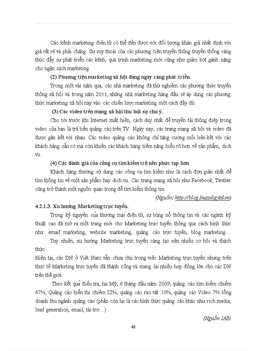 image for page Hoa ch đi nh chiê n lươ c Marketing trư c tuyê n cu a Công ty Di ch thuâ t va Đa o ta o ngoa i ngư Ha Nô i