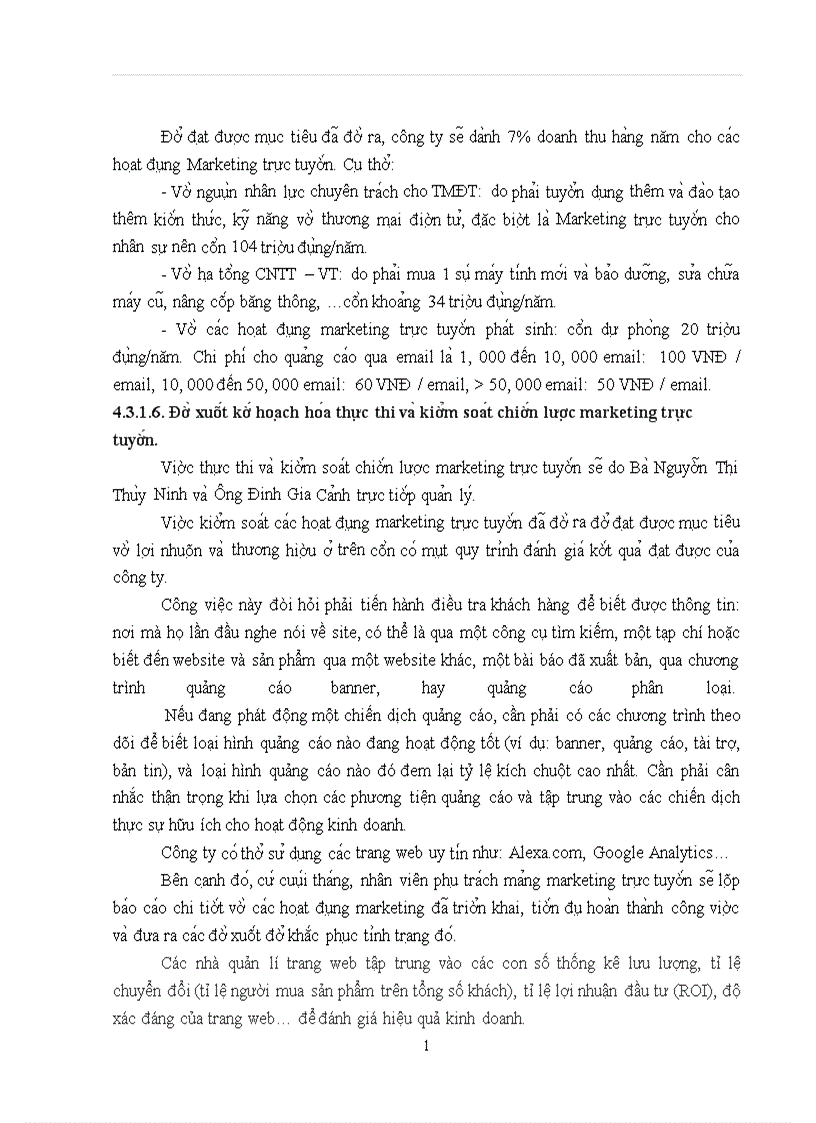 image for page Hoa ch đi nh chiê n lươ c Marketing trư c tuyê n cu a Công ty Di ch thuâ t va Đa o ta o ngoa i ngư Ha Nô i