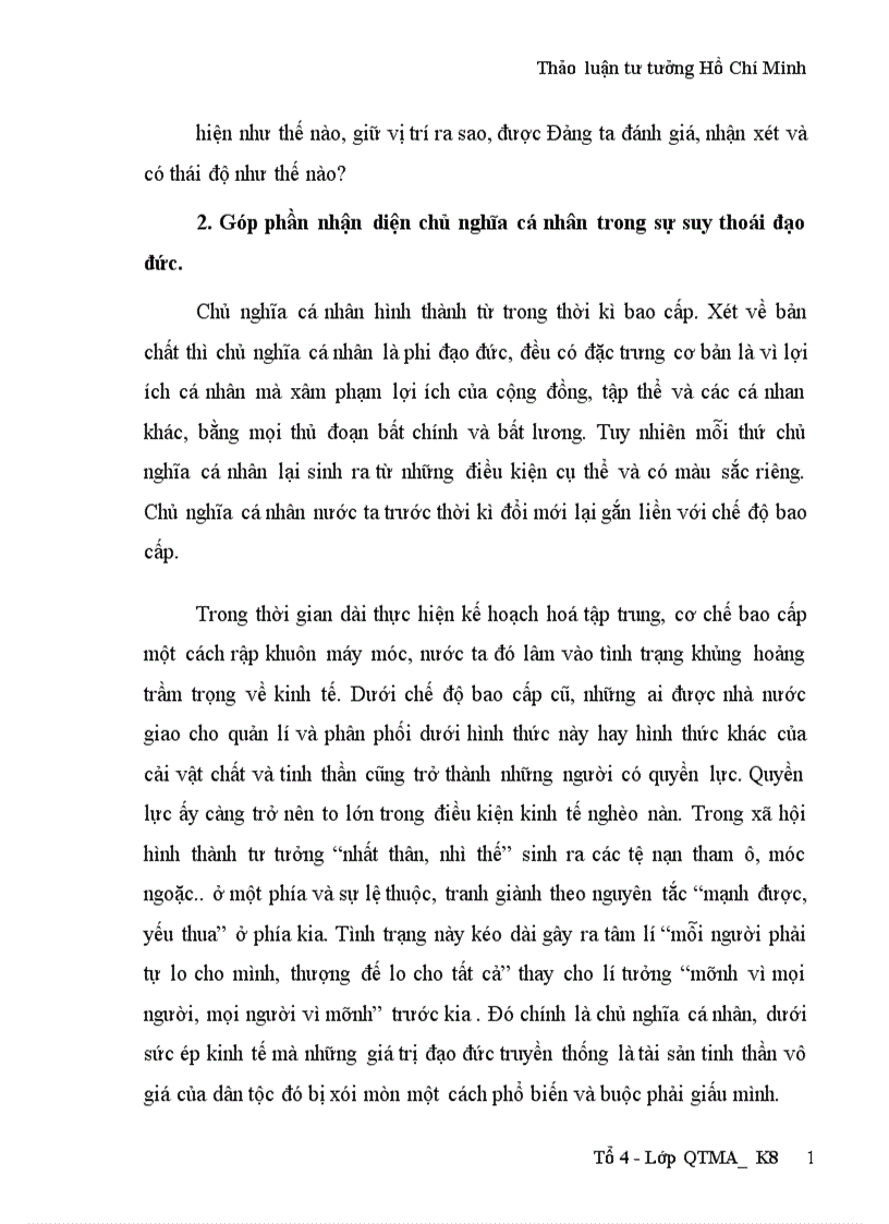 image for page Vị trí vai trò đạo đức trong tư tưởng HCM và liên hệ thực tiễn