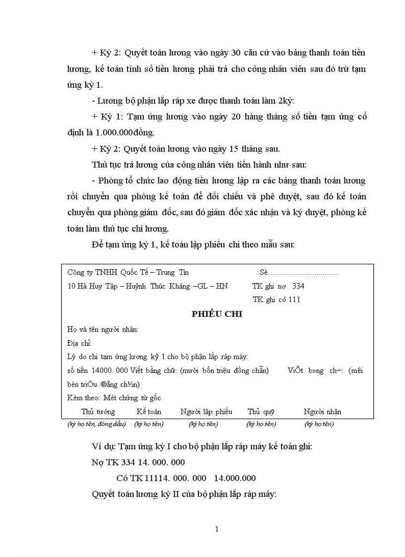 image for page Kế toán tiền lương và các khoản trích theo lương tại công ty TNHH Quốc tế Trung Tín