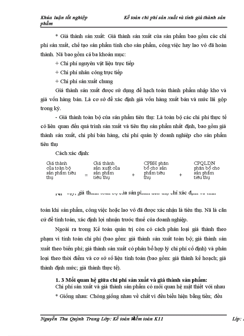 image for page Kế toán chi phí sản xuất và tính giá thành sản phẩm tại Công ty cổ phần Quan hệ quốc tế đầu tư sản xuất 1