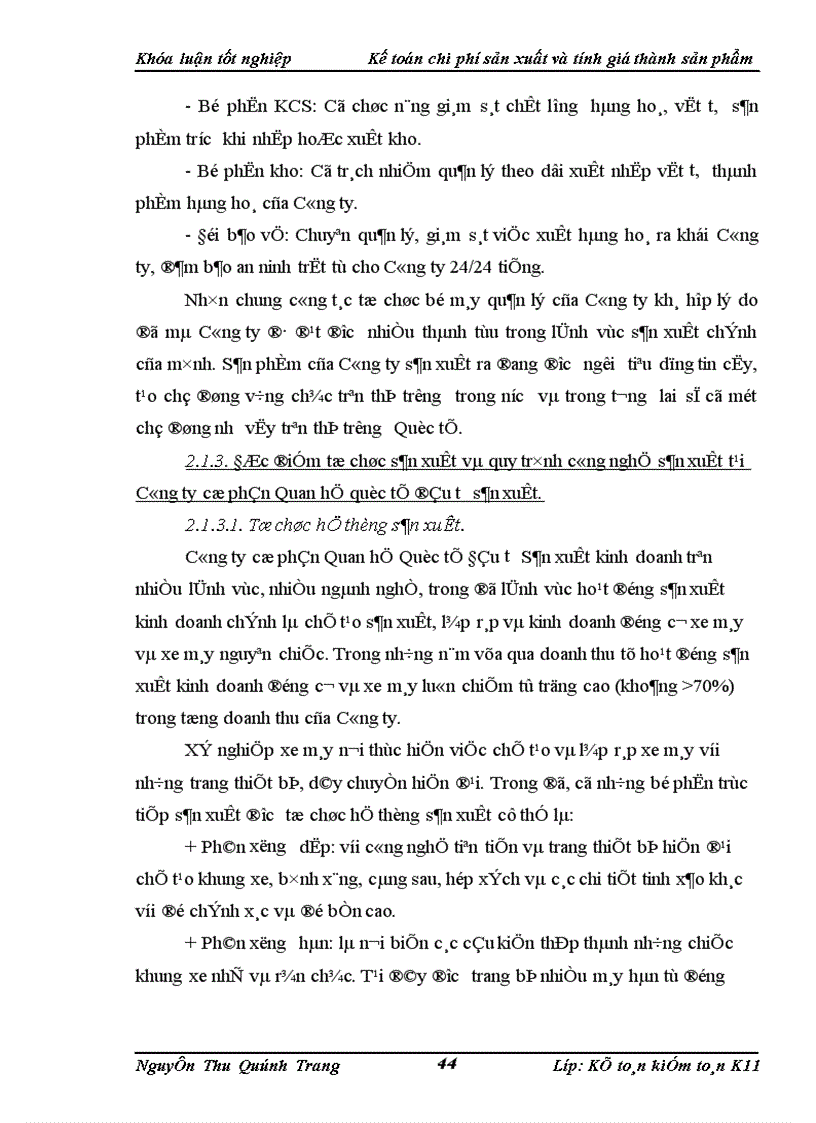 image for page Kế toán chi phí sản xuất và tính giá thành sản phẩm tại Công ty cổ phần Quan hệ quốc tế đầu tư sản xuất 1
