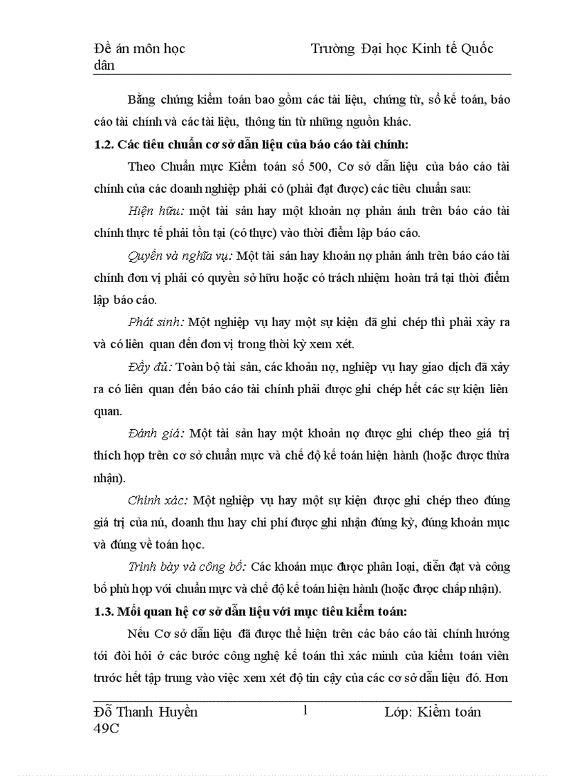 image for page Cơ sở dẫn liệu với việc thu thập bằng chứng kiểm toán trong kiểm toán báo cáo tài chính