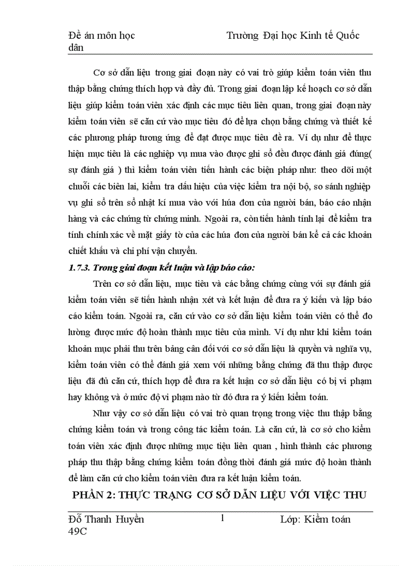 image for page Cơ sở dẫn liệu với việc thu thập bằng chứng kiểm toán trong kiểm toán báo cáo tài chính