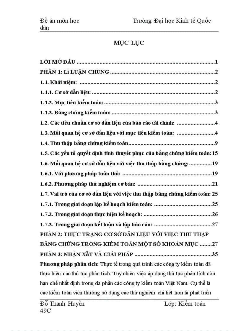 image for page Cơ sở dẫn liệu với việc thu thập bằng chứng kiểm toán trong kiểm toán báo cáo tài chính