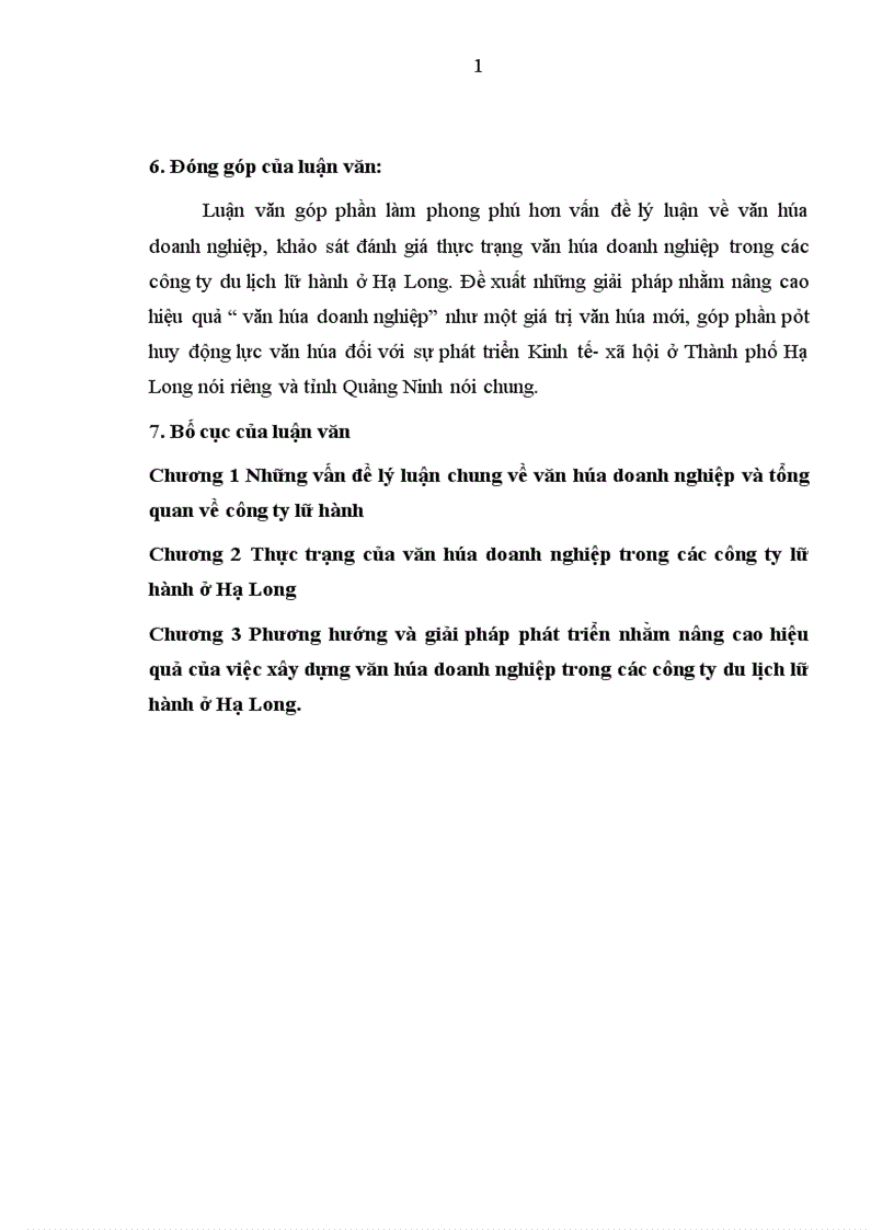 image for page Văn hóa doanh nghiệp trong các công ty du lịch lữ hành ở Hạ Long