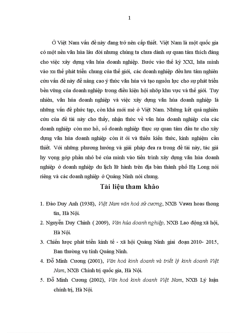 image for page Văn hóa doanh nghiệp trong các công ty du lịch lữ hành ở Hạ Long