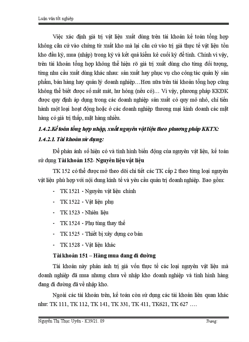 image for page Tổ chức công tác kế toán nguyên vật liệu ở Công ty xây dựng số 8 Thăng Long 1