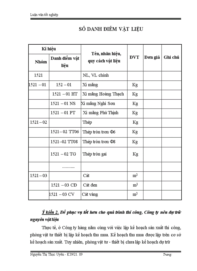 image for page Tổ chức công tác kế toán nguyên vật liệu ở Công ty xây dựng số 8 Thăng Long 1