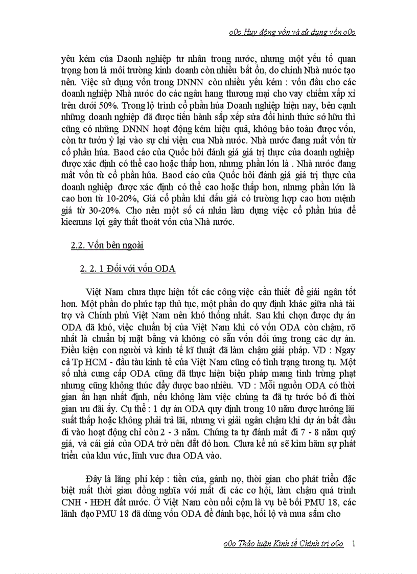 image for page Huy động vốn và sử dụng vốn có hiệu quả trong quá trình CNH HĐH ở nước ta hiện nay