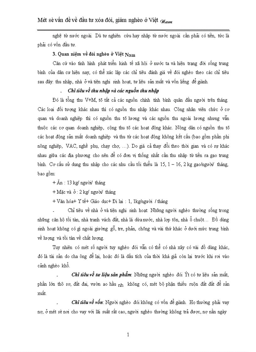 image for page Một số vấn đề về đầu tư xóa đói giảm nghèo ở Việt Nam