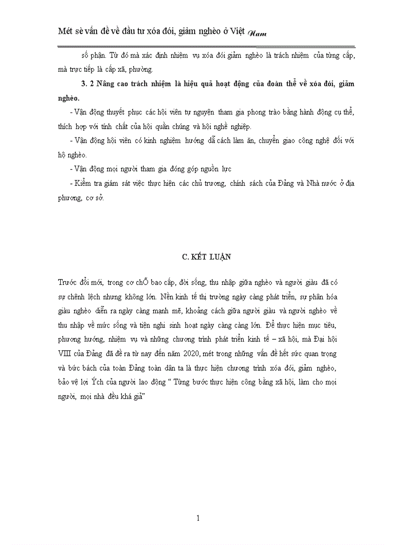 image for page Một số vấn đề về đầu tư xóa đói giảm nghèo ở Việt Nam