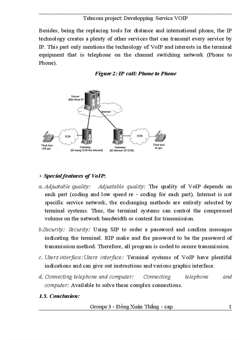 image for page Telecom project Developping Service VOIP