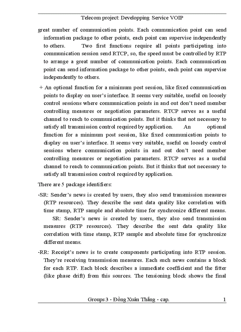 image for page Telecom project Developping Service VOIP