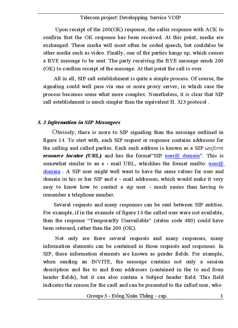 image for page Telecom project Developping Service VOIP