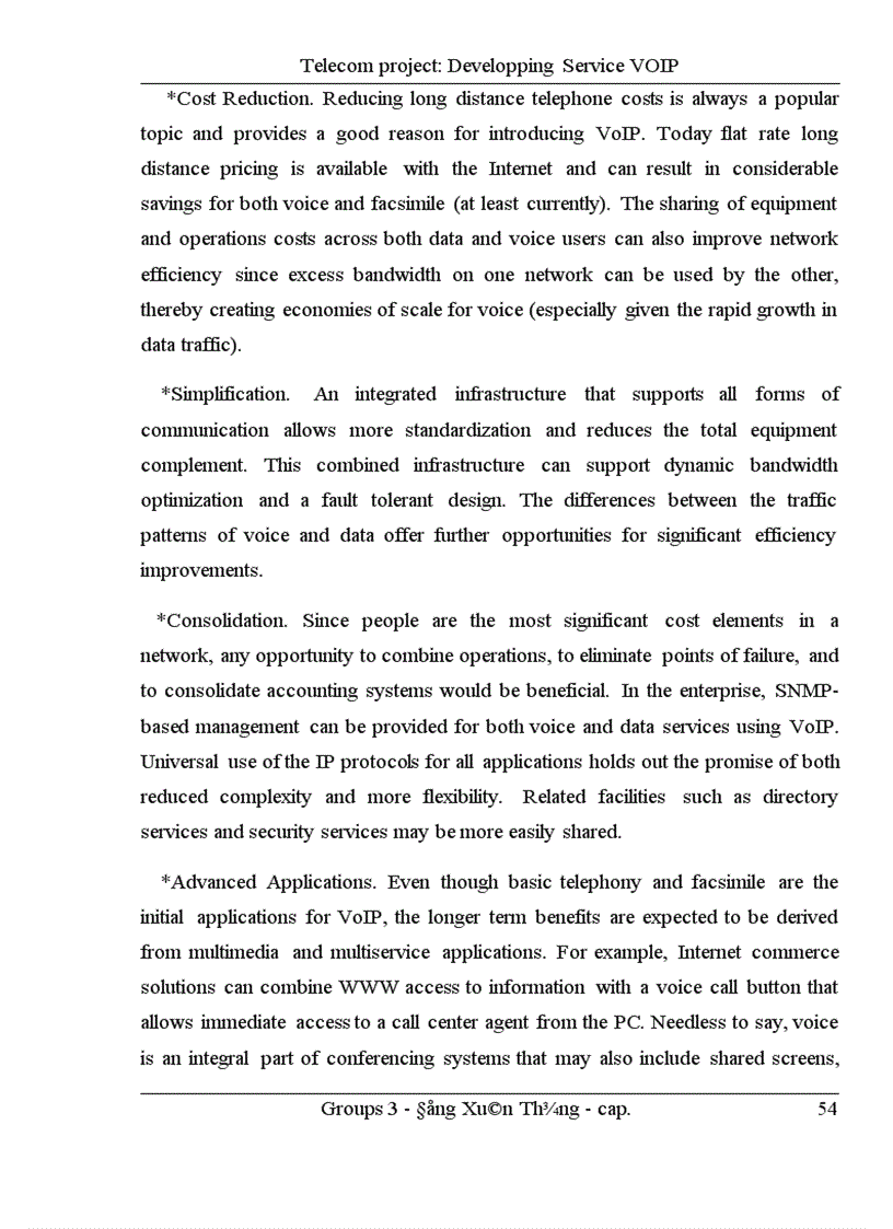 image for page Telecom project Developping Service VOIP