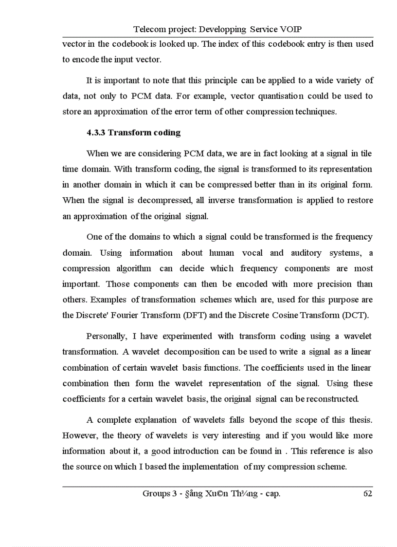 image for page Telecom project Developping Service VOIP