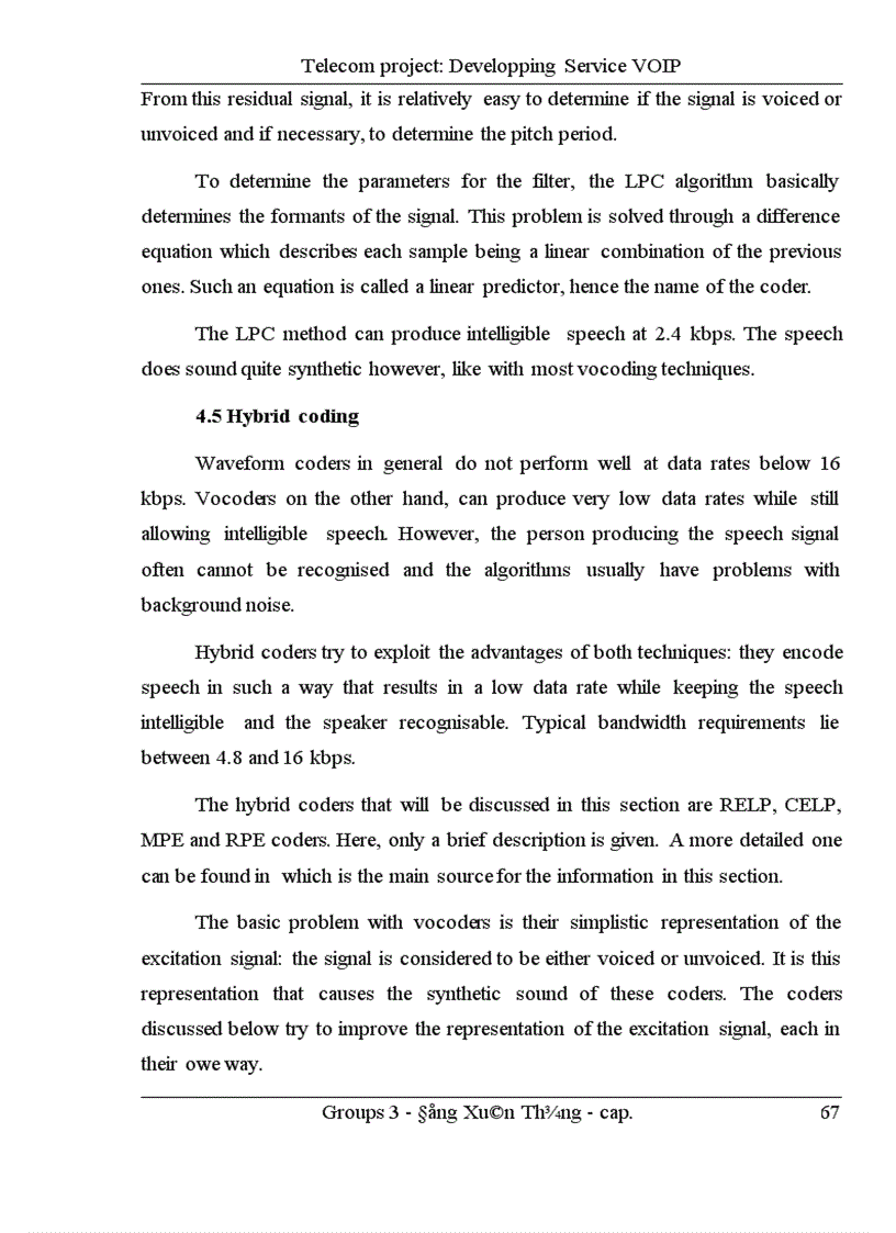 image for page Telecom project Developping Service VOIP
