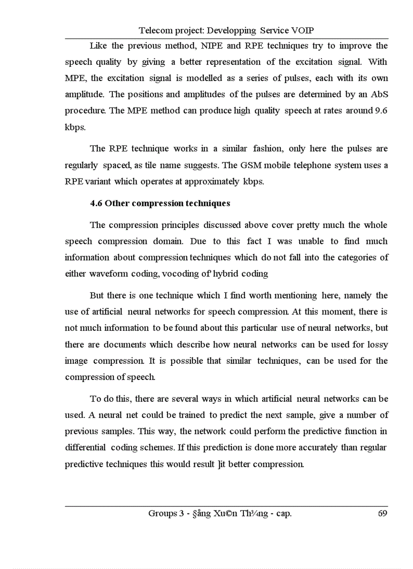 image for page Telecom project Developping Service VOIP