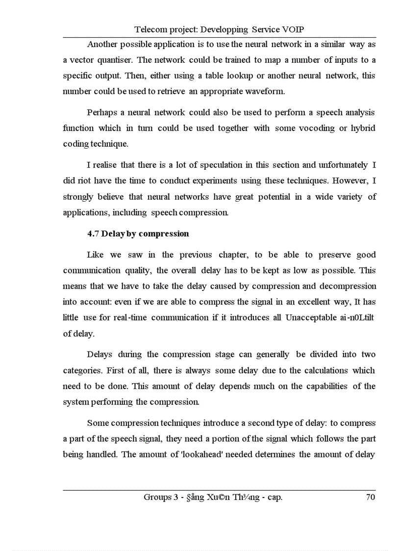 image for page Telecom project Developping Service VOIP